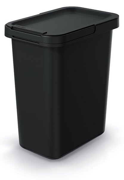 Závesný odpadkový kôš, 12 l, čierna