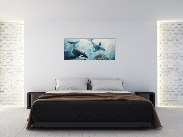 Obraz - Podmorská maľba (120x50 cm)