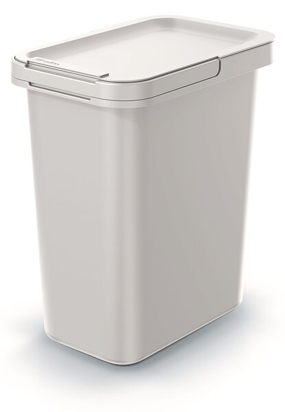 Závesný odpadkový kôš, 12 l, svetlo sivá