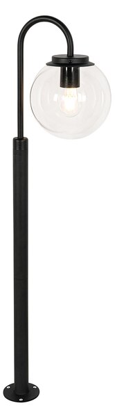 Moderný lampáš čierny s plastom 104 cm IP44 - Sfera