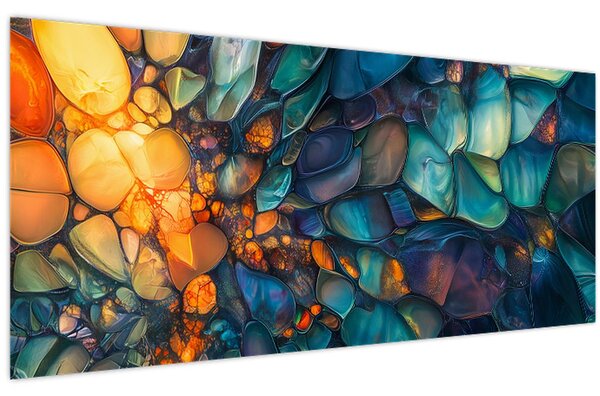 Obraz - Sklenená mozaika (120x50 cm)