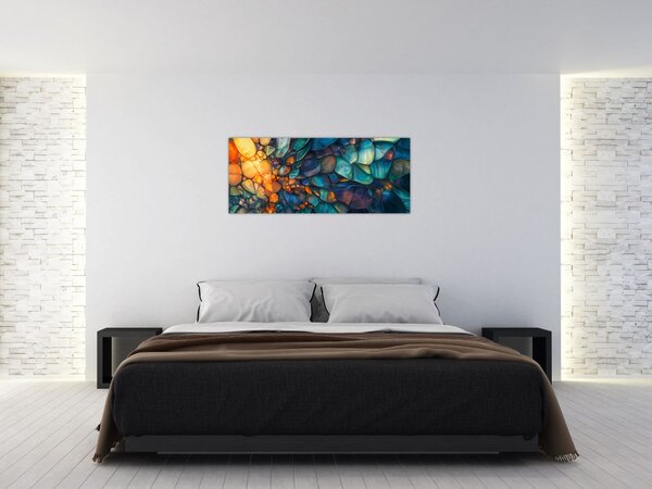 Obraz - Sklenená mozaika (120x50 cm)