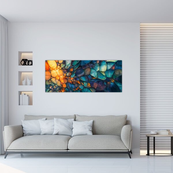 Obraz - Sklenená mozaika (120x50 cm)