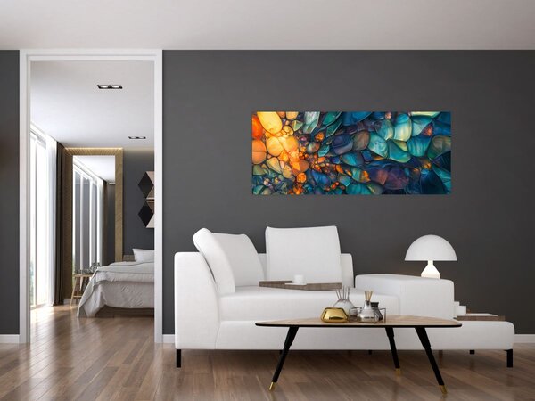 Obraz - Sklenená mozaika (120x50 cm)