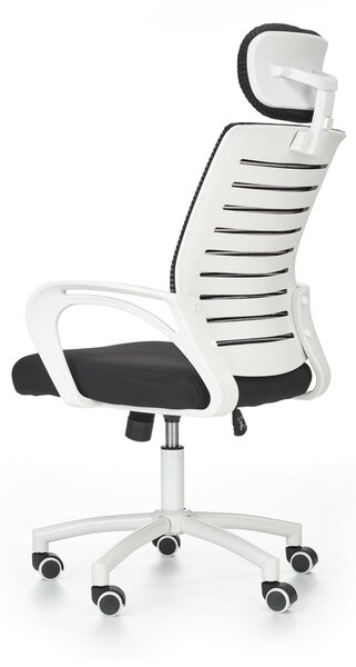 Kancelárska stolička Socket, čierna / biela