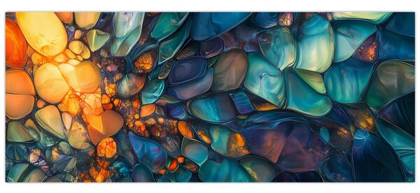 Obraz - Sklenená mozaika (120x50 cm)