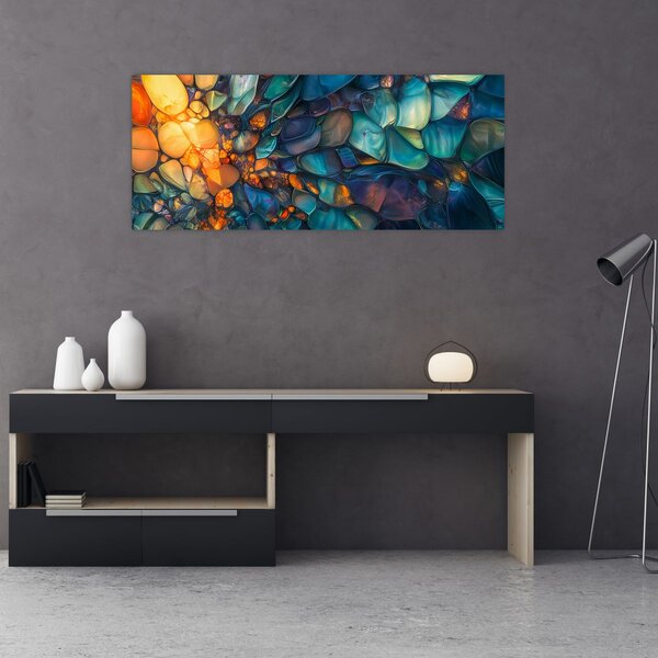 Obraz - Sklenená mozaika (120x50 cm)