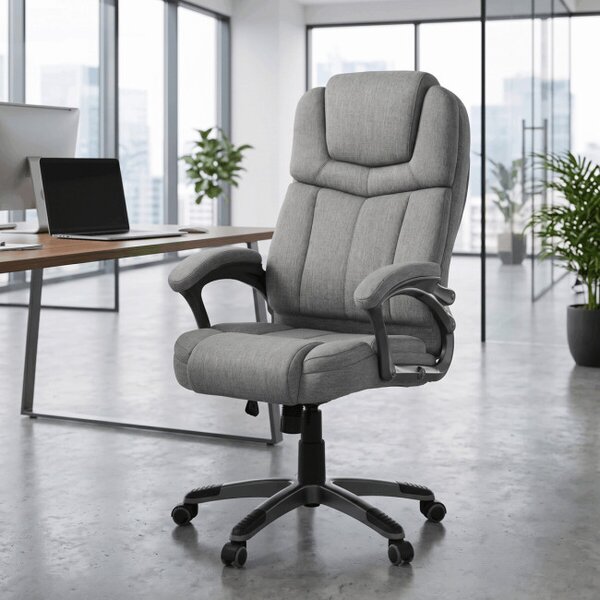 Kancelárska stolička sivá KA-C715 GREY2
