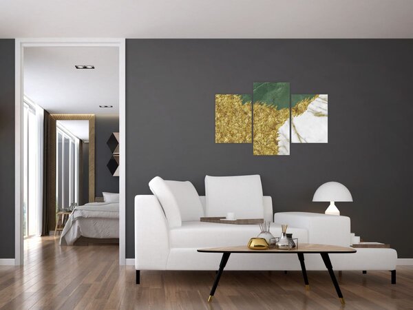 Obraz - Zelený mramor N⁰2 (90x60 cm)