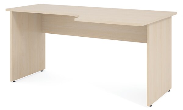 Ergonomický stôl Impress 160 x 90 cm, pravý, javor