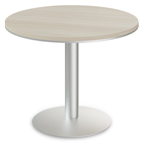 Konferenčný stôl TopOffice priemer 100 cm, agát svetlý