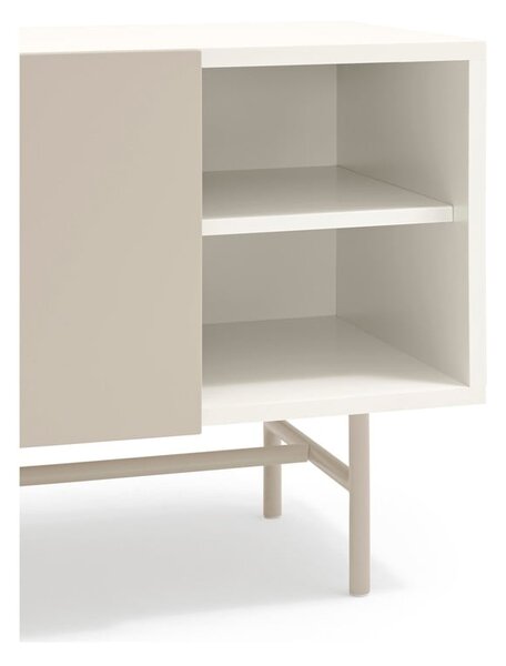 Béžovo-krémový TV stolík 180x56 cm Nube – Teulat