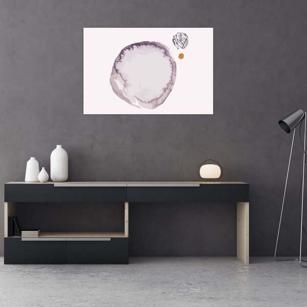 Obraz - Fialový minimalizmus N⁰4 (90x60 cm)