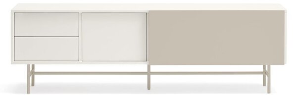 Béžovo-krémový TV stolík 180x56 cm Nube – Teulat