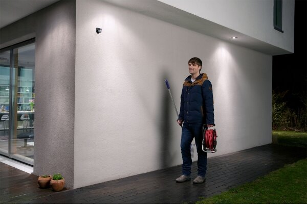 Osram - Vonkajší infračervený detektor pohybu 230V IP44 čierny