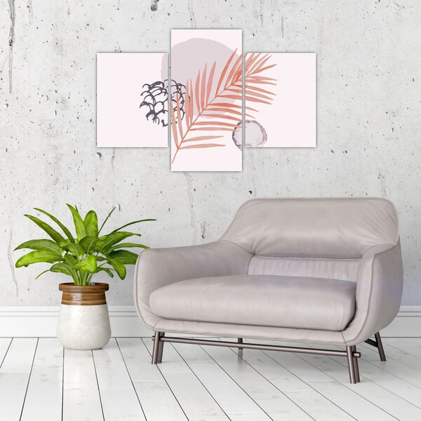 Obraz - Fialový minimalizmus N⁰3 (90x60 cm)