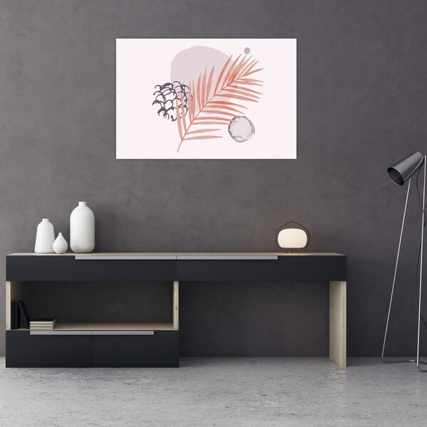 Obraz - Fialový minimalizmus N⁰3 (90x60 cm)