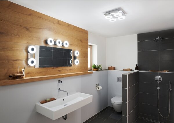 Osram - LED stmievateľné kúpeľňové stropné svietidlo SMART+ WAVE LED/24W/230V IP44 Wi-Fi