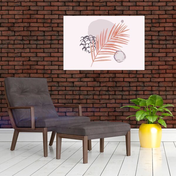 Obraz - Fialový minimalizmus N⁰3 (90x60 cm)