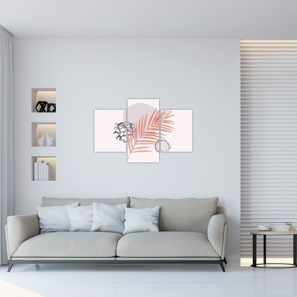 Obraz - Fialový minimalizmus N⁰3 (90x60 cm)