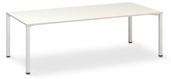 Konferenčný stôl ProOffice 100 x 240 x 74,2 cm, biela