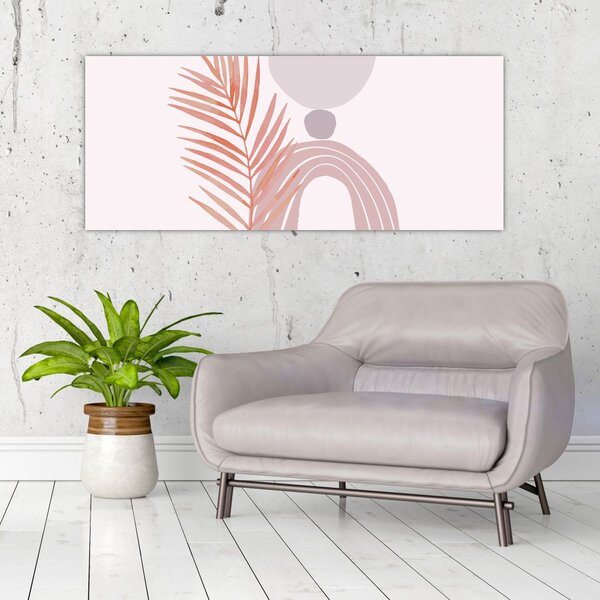 Obraz - Fialový minimalizmus N⁰1 (120x50 cm)