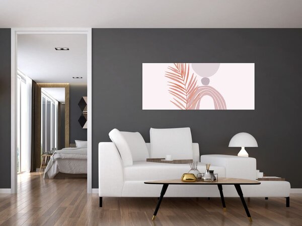 Obraz - Fialový minimalizmus N⁰1 (120x50 cm)