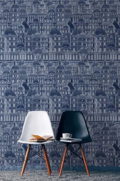 MINDTHEGAP Louvre Blue - tapeta