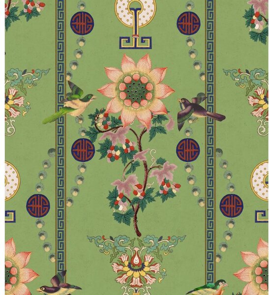 MINDTHEGAP Lin Yuan Absinthe green - tapeta