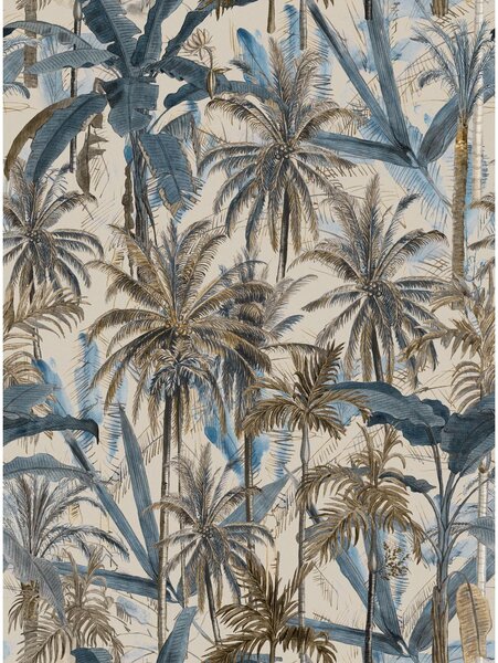 MINDTHEGAP The Jungle Smoke Blue - tapeta