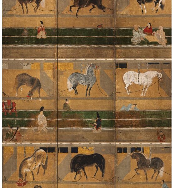 MINDTHEGAP Horse stable - tapeta