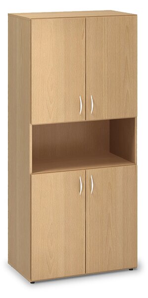 Vysoká skriňa ProOffice 80 x 47 x 178 cm, buk