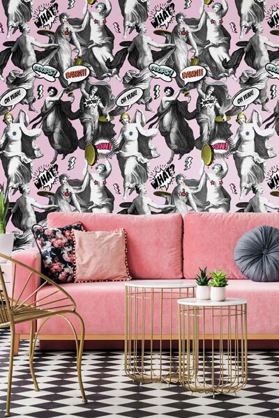 MINDTHEGAP Watch Out! Pink - tapeta