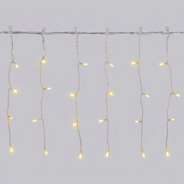 Aigostar - Vonkajšia vianočná LED reťaz 300xLED/8 funkcií 18x0,4m IP44 teplá biela