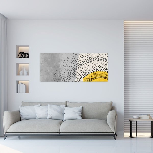 Obraz - Abstraktná maľba pláže N⁰3 (120x50 cm)