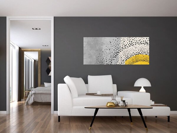Obraz - Abstraktná maľba pláže N⁰3 (120x50 cm)