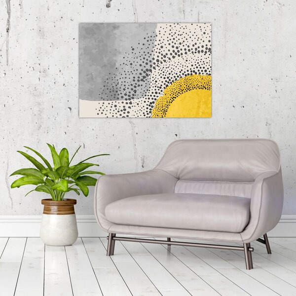 Obraz - Abstraktná maľba pláže N⁰3 (70x50 cm)