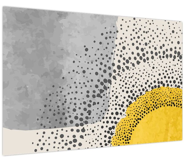 Obraz - Abstraktná maľba pláže N⁰3 (90x60 cm)