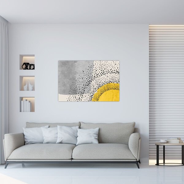 Obraz - Abstraktná maľba pláže N⁰3 (90x60 cm)