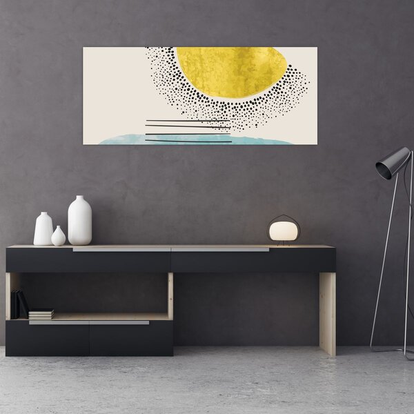 Obraz - Abstraktná maľba pláže N⁰2 (120x50 cm)