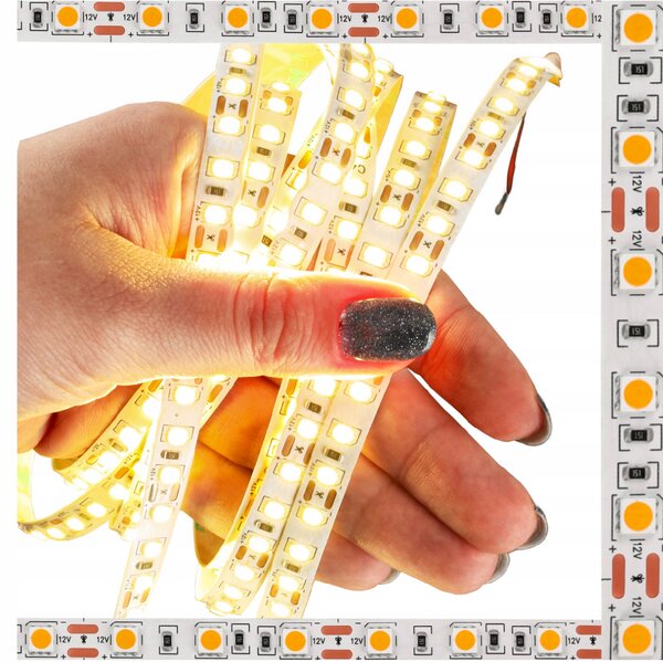 ECOLIGHT LED pásik - SMD 2835 600 - 50 m - 9,6 W/m - IP20 - neutrálna biela