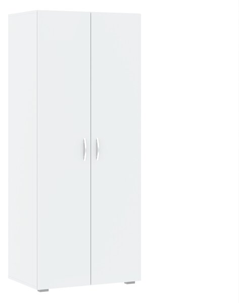 Dvojdverová šatníková skriňa 74 cm RICHLAND - biela