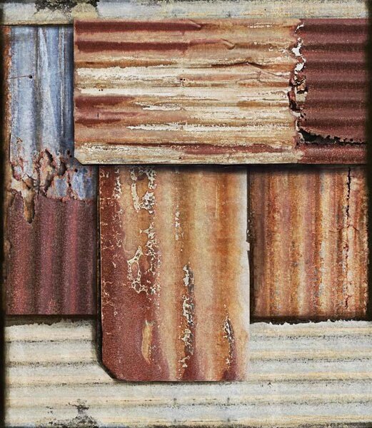 MINDTHEGAP Rusty Tin - tapeta