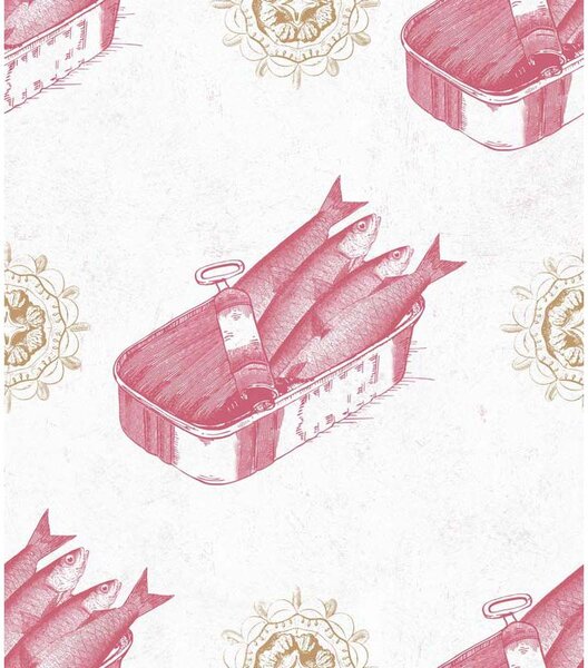 MINDTHEGAP Sardines Red - tapeta