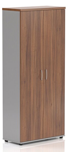 Vysoká skriňa Visio LUX 80 x 38,5 x 183,5 cm, orech