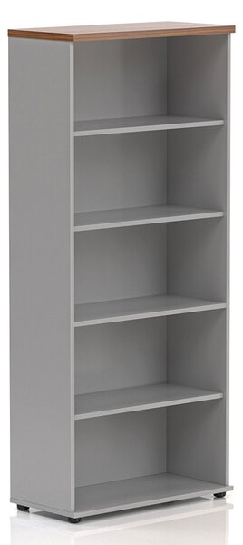 Vysoká skriňa Visio LUX 80 x 38,5 x 183,5 cm, orech