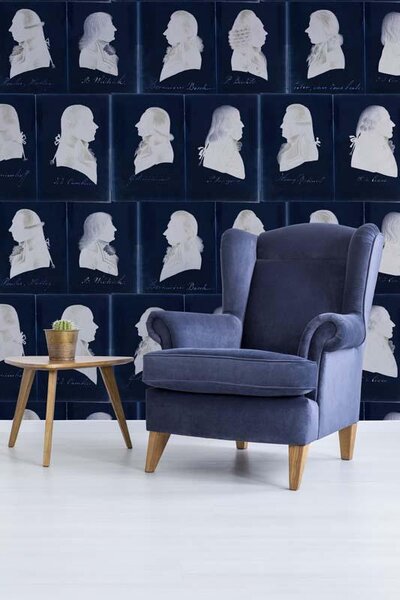 MINDTHEGAP Dutch Portraits Blue - tapeta