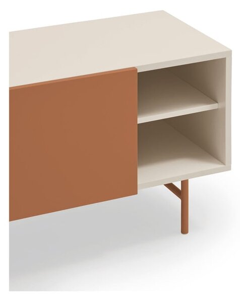 TV stolík v béžovo-tehlovej farbe 180x56 cm Nube – Teulat