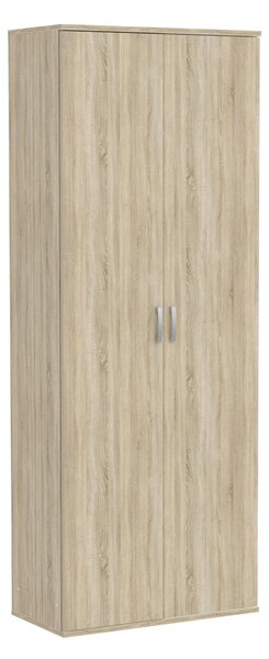 Policová šatníková skriňa 70 cm BULVERDE - dub sonoma