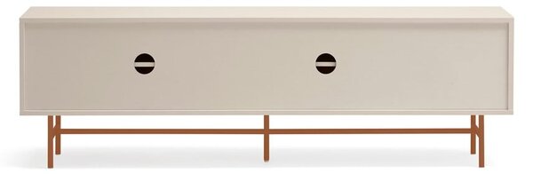 TV stolík v béžovo-tehlovej farbe 180x56 cm Nube – Teulat